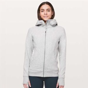 Scuba Hoodie Light Grey
Cotton Fleece : Lululemon size 4